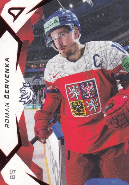 paralel karta ROMAN ČERVENKA 24-25 SZ Český Hokej Red číslo 30